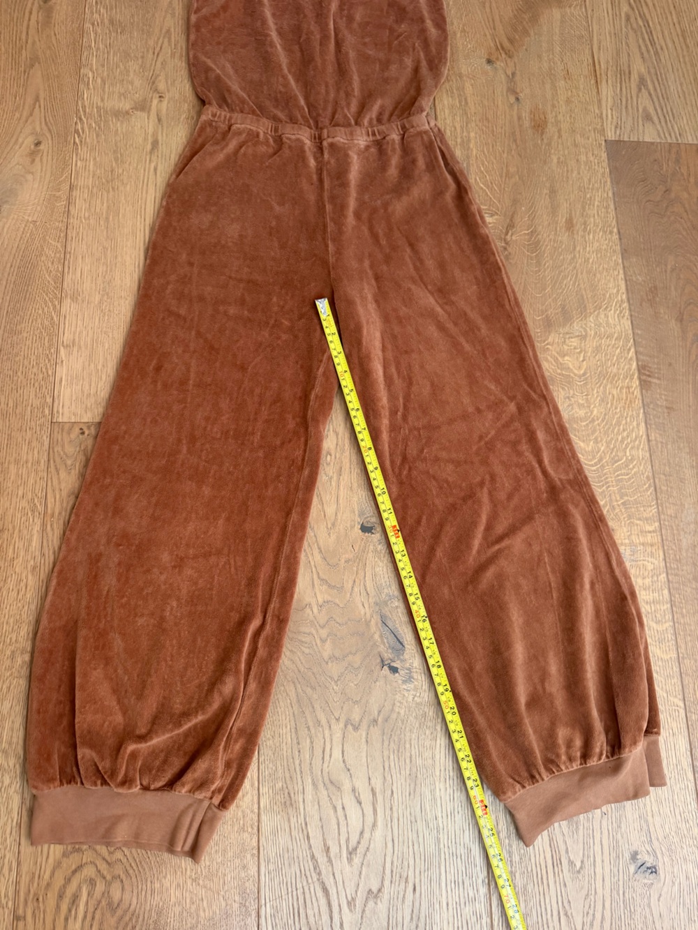 Suzie Kondi Giorgi Velour Jumpsuit - Caramel - Toffee Colorway - Picture 5 of 8